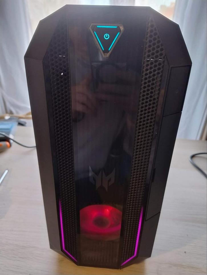 Tour gamer Acer Predator I7 10eme W11 
VOIR INFO, Informatique & Logiciels, Ordinateurs de bureau, Comme neuf, 4 Ghz ou plus, HDD