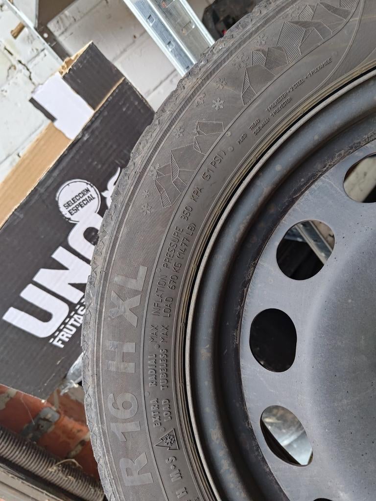 Jantes Caddy, Enlèvement, Pneus hiver