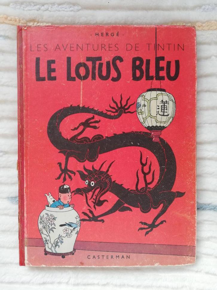 Le lotus bleu EO de 1946, Livres, BD, Utilisé, Enlèvement ou Envoi