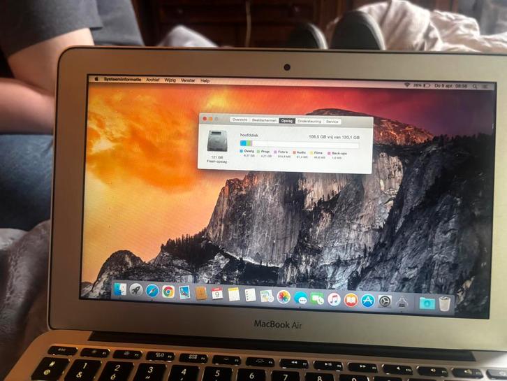 MacBook Air 11-inch (2015) – Compact & goed werkend, Informatique & Logiciels, Apple Macbooks, Comme neuf, MacBook, 4 GB, Enlèvement