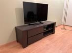 TV meubel acaciahout, Ophalen, Gebruikt, 150 tot 200 cm, Minder dan 100 cm