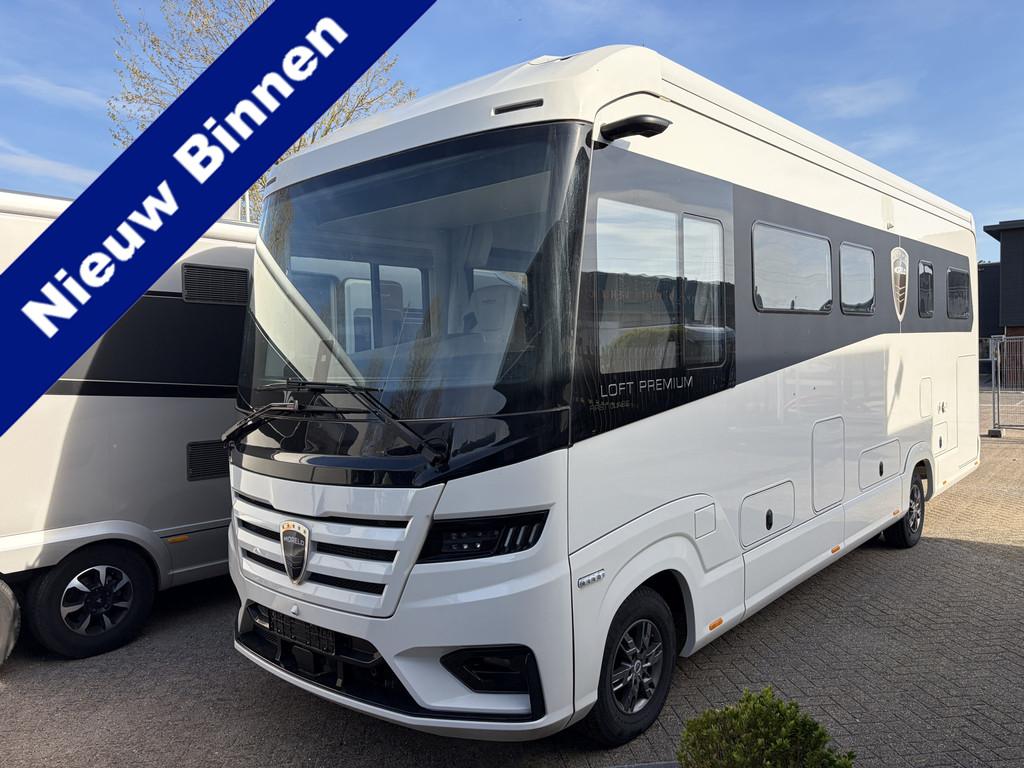 Morelo LOFT PREMIUM 86 LB Barzit met hefbed Cameraspiegels B, Diesel, Automatique, Mark@niesmannbischoff.nl, Niesmann Bischoff Campers Nederland BV