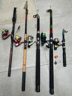 Hengels, molens, visstoel, hengelsteunen, Watersport en Boten, Ophalen, Gebruikt, Molen