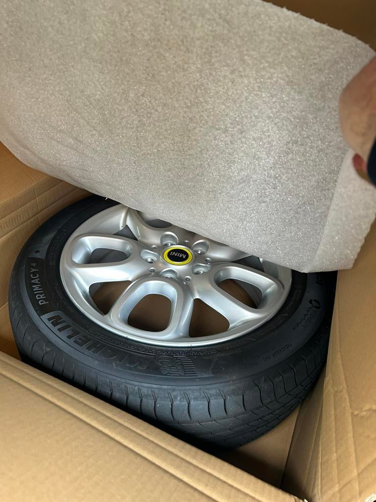 Jantes mini neuves avec pneus, Enlèvement