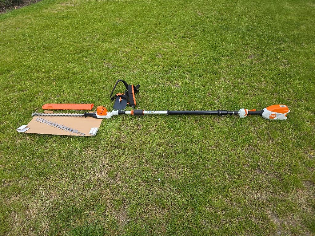 Stihl hla 86 hoogsnoeier z.g.a.n./nieuwe motor en messen, Ophalen, Zo goed als nieuw, Accu, Stihl