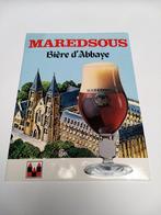 Maredsous - reclame in karton, Verzamelen, Biermerken, Ophalen of Verzenden, Zo goed als nieuw, Reclamebord, Plaat of Schild, Overige merken