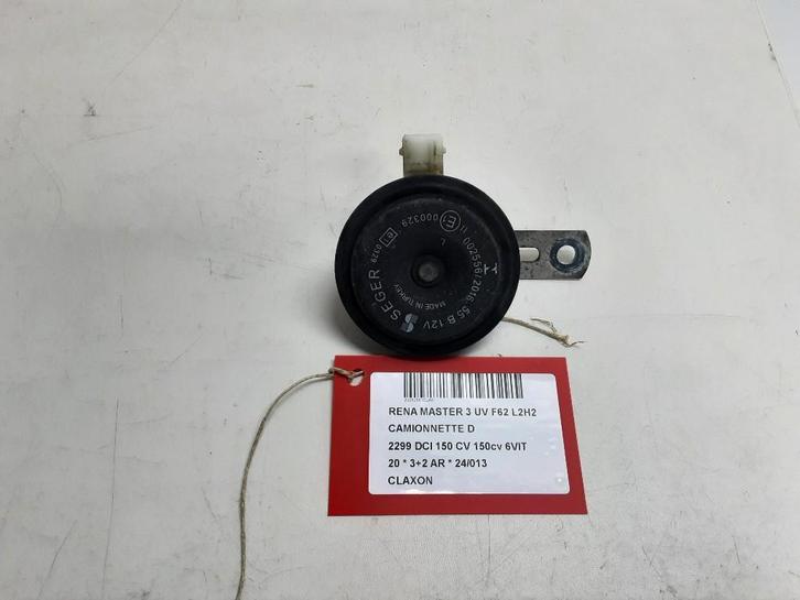 AVERTISSEUR/KLAXON Renault Master IV (FV) (256105241R), Autos : Pièces & Accessoires, Autres pièces automobiles, Renault, Utilisé
