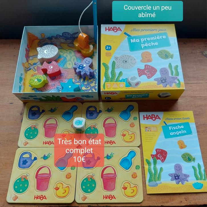 Haba Ma première pêche en bois, Enfants & Bébés, Jouets | Jouets en bois, Utilisé, Autres types, Enlèvement