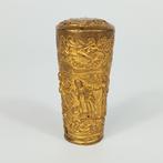 Pomponne rietknop — 19e eeuw, Antiek en Kunst, Ophalen of Verzenden