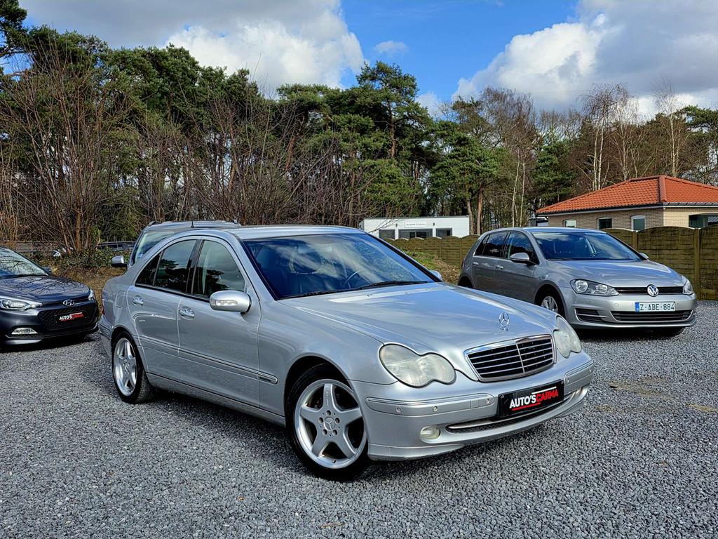 Mercedes-Benz C 200 Kompressor Benzine Automaat 163PK ZetelV, Auto's, Automaat, Gebruikt, Zwart, 4 cilinders