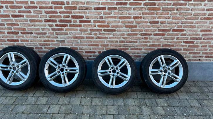 Jantes BMW 17 » Pack M + pneus Michelin 205/55 R17, Autos : Pièces & Accessoires, Pneus & Jantes, Pneus et Jantes, 17 pouces, 205 mm