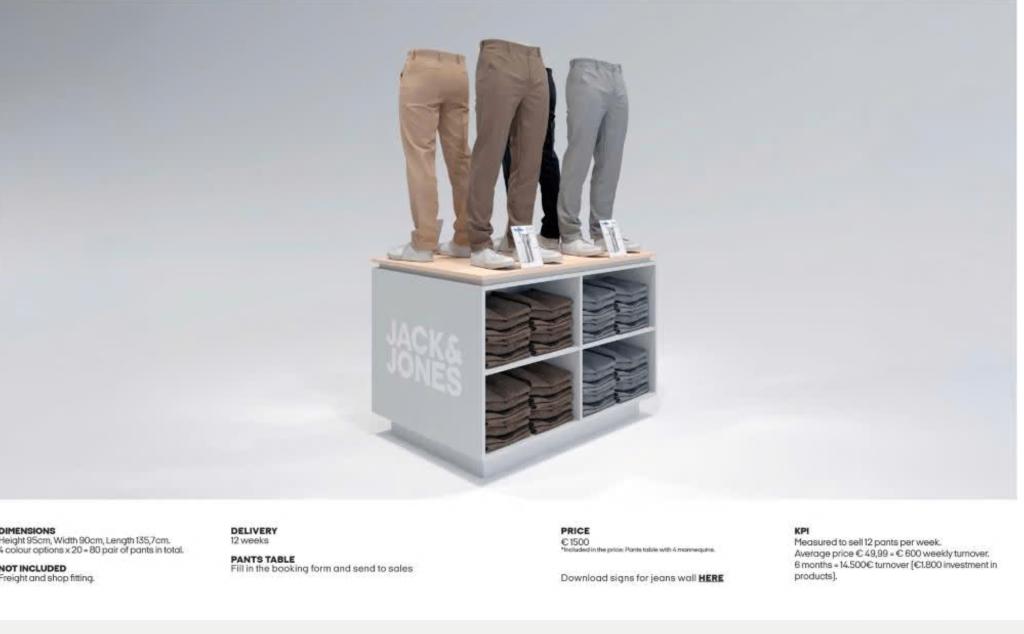 Retail kledingtafel, Zakelijke goederen, Kantoor en Winkelinrichting | Onderdelen, Ophalen