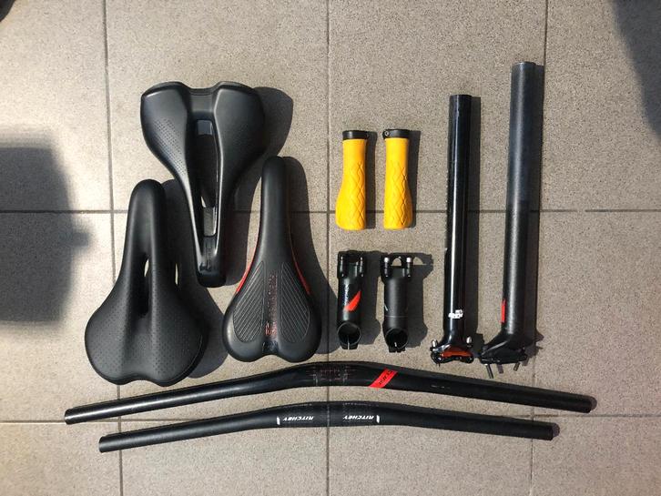 Mountain bike onderdelen aangeboden, Fietsen en Brommers, Fietsaccessoires | Overige Fietsaccessoires, Ophalen