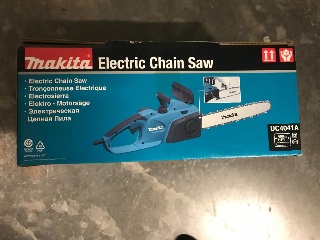 Elektrische boomzaag, Ophalen, Nieuw