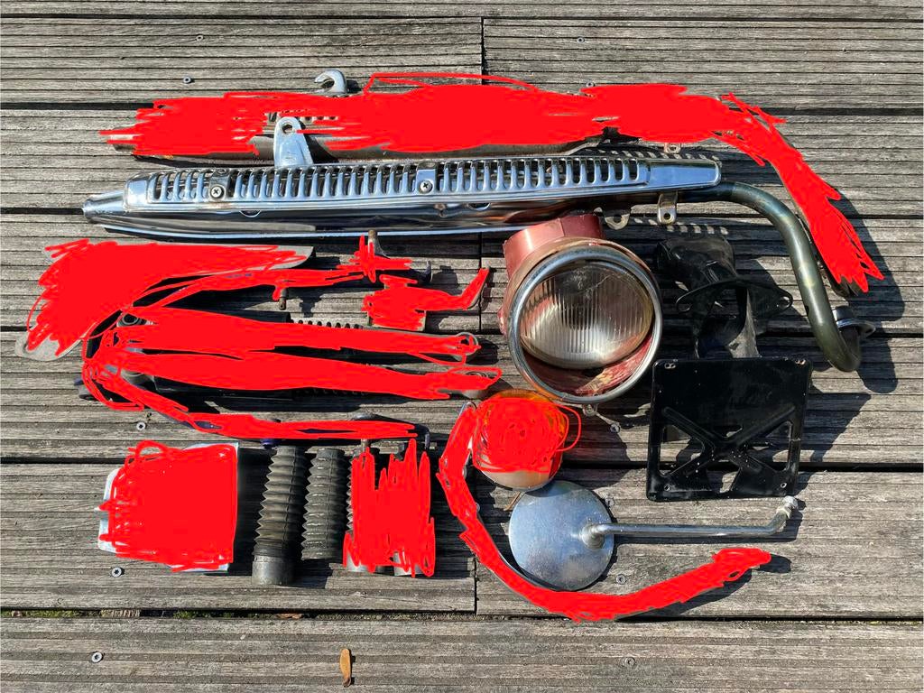 Honda Dax Onderdelen, Motoren, Ophalen, Gebruikt