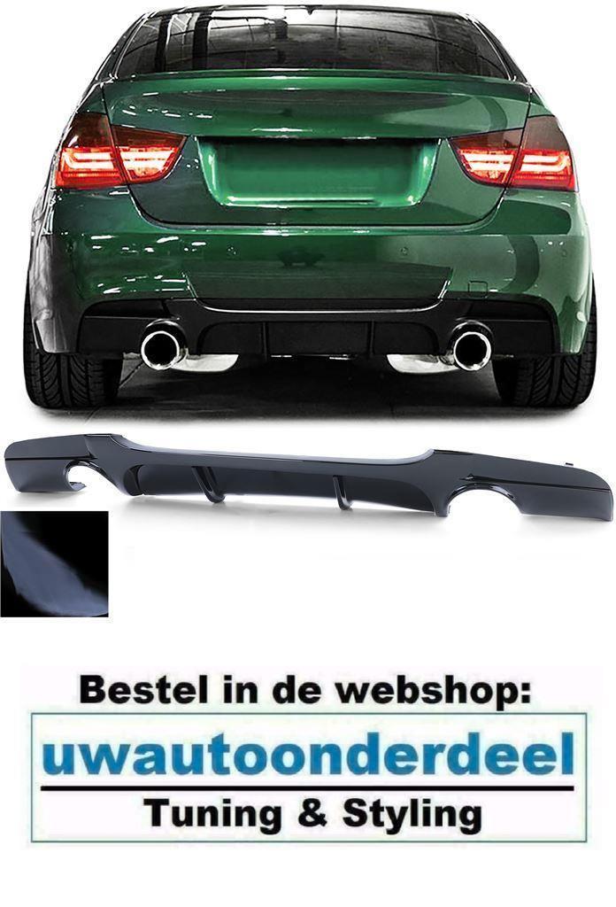 Diffuser Glans Zwart 2 x Uitlaat Voor Bmw 3 serie E90 E91 M, Autos : Divers, Tuning & Styling, Envoi