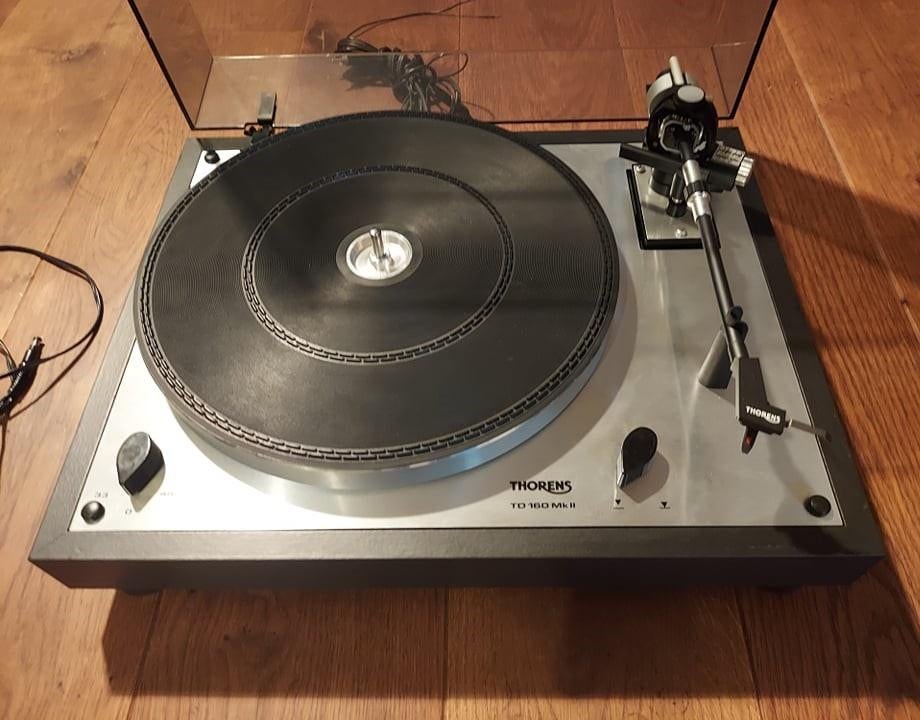 Tourne-disques THORENS TD160 MKII, Enlèvement ou Envoi, Utilisé, Tourne-disque, Thorens