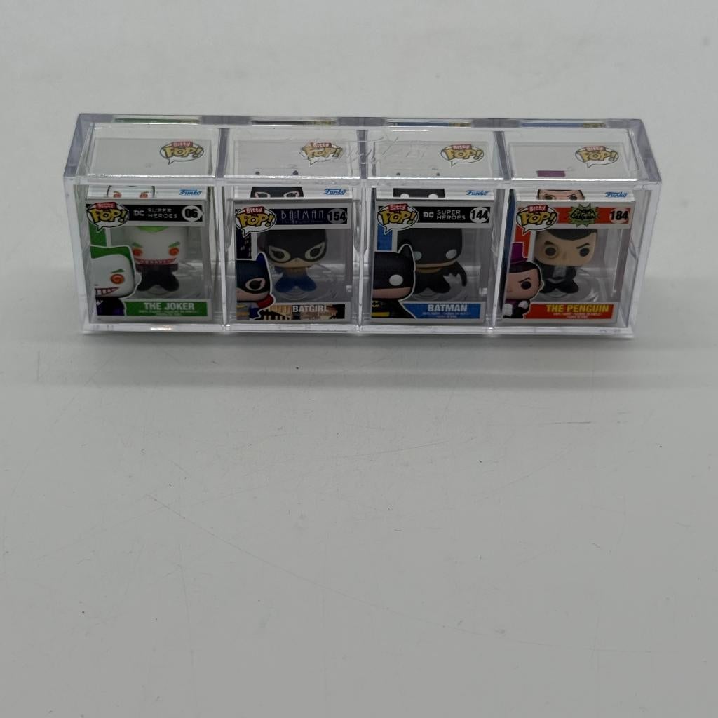Bitty Pop! DC Comics - Set van 4 Stuks - met case, Collections, Jouets miniatures, Enlèvement ou Envoi, Comme neuf