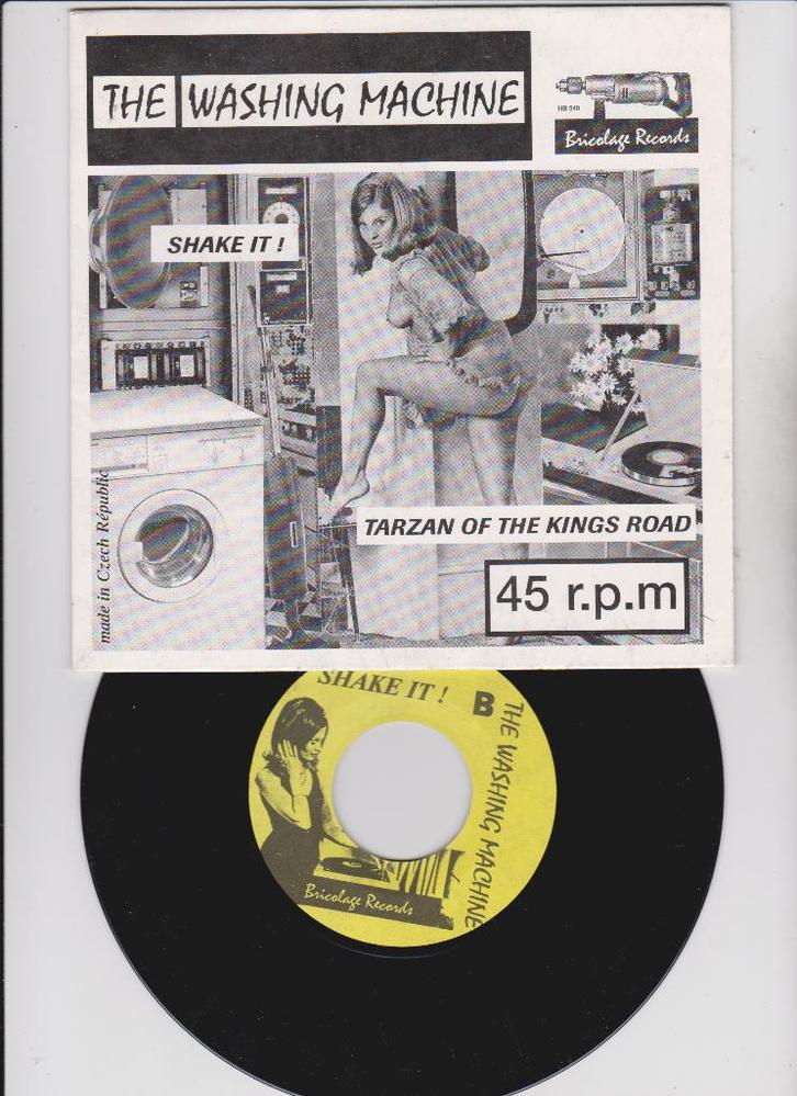 The Washing Machine  – Shake It !  Garage Punk    MINT 1996, CD & DVD, Vinyles Singles, Comme neuf, Single, Rock et Metal, Enlèvement ou Envoi