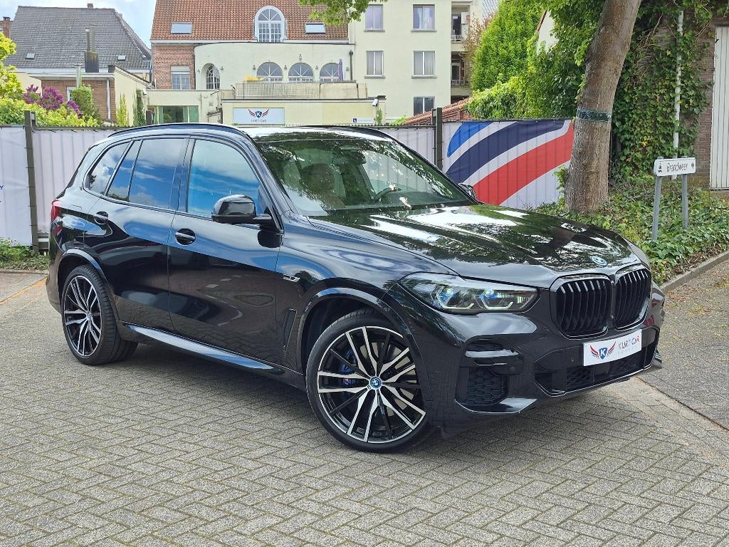 BMW X5 45e M Sport / 22" Velgen / Laser / Head Up / Keyless, Automaat, Zwart, Leder, 5 zetels