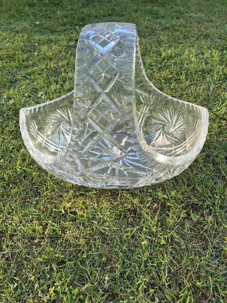 Glazen decoratie korf, Antiek en Kunst, Ophalen