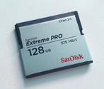 Cfast 2.0 Sandisk Extreme Pro 128Go, TV, Hi-fi & Vidéo, Photo | Cartes mémoire, Enlèvement ou Envoi, Caméra vidéo, SanDisk, Comme neuf