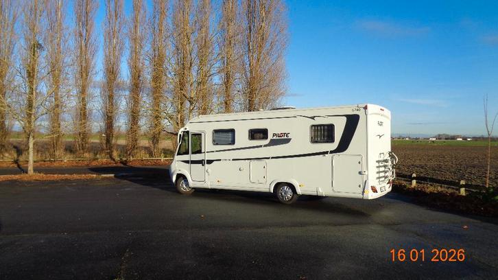 Pilote integraal G 740 : 19200 KM !!, Caravanes & Camping, Camping-cars, Particulier, jusqu'à 4, Intégral, Pilote, Fiat, Diesel