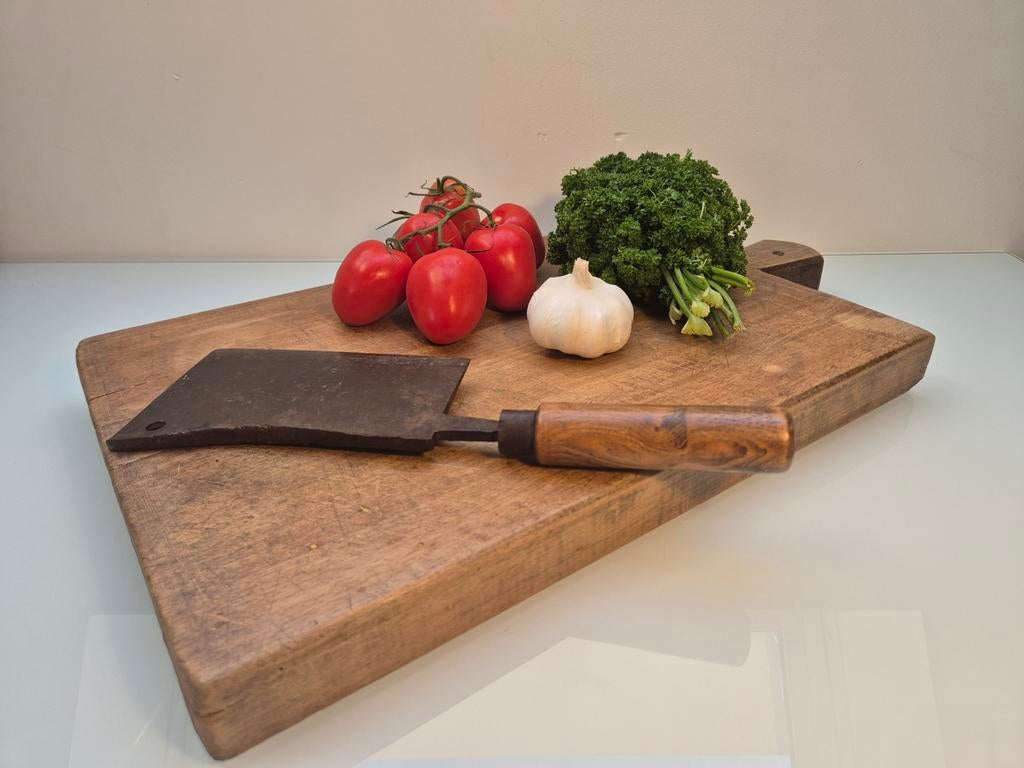 Authentiek Frans Billot Hakblok uit de Provence – XL size, Ophalen of Verzenden, Hout