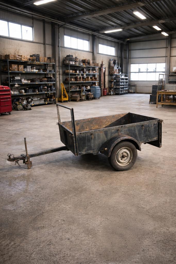 Aanhanger remork, Autos : Divers, Remorques, Comme neuf, Enlèvement