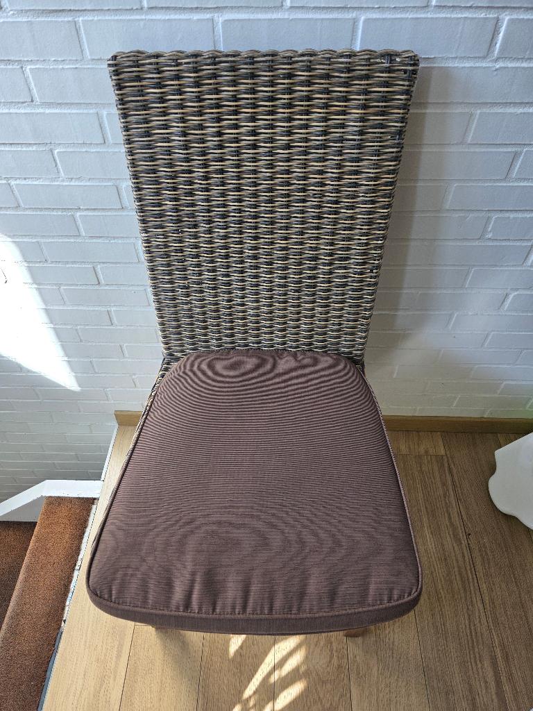 6 perfecte eettafel stoelen, Ophalen, Zo goed als nieuw, Bruin, Vijf, Zes of meer stoelen