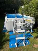 Intex zwembad 488 x 244 + zandfilter skimmer noppenfolie, Tuin en Terras, Zwembaden, Ophalen, Gebruikt, 200 tot 300 cm, 80 tot 120 cm