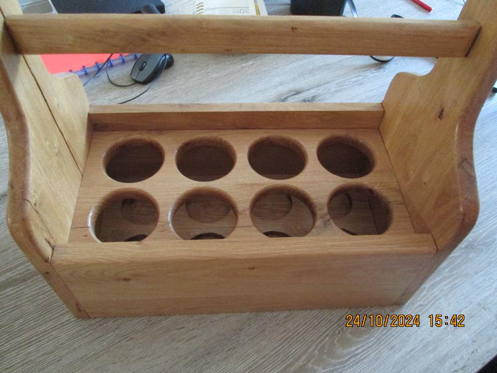 Bac à bière artisanal en chêne, Collections, Marques de bière, Neuf, Autres types, Autres marques, Enlèvement