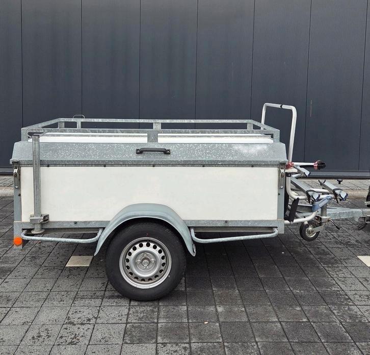 Bagagewagen Powertrailer 750 kg | Fietsendrager |200 x100 cm, Autos : Divers, Remorques, Utilisé, Enlèvement