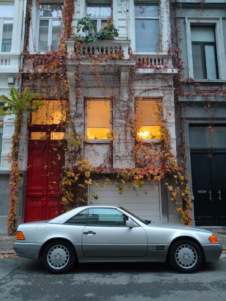 SL300-24 - 1991 - Historique d'entretien complet, Autos, Mercedes-Benz, Particulier, ABS, Air conditionné, Cruise Control, Sièges électriques