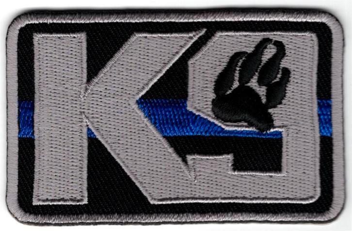 K9 stoffen opstrijk patch embleem #2, Verzamelen, Stickers, Nieuw, Verzenden