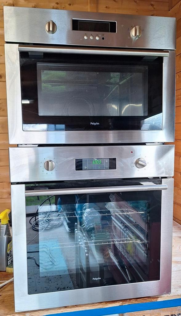 Pelgrim RVS Inbouwset: Oven + Magnetron (ATAG-groep), Elektronische apparatuur, Ovens, Inbouw, Grill, Ophalen