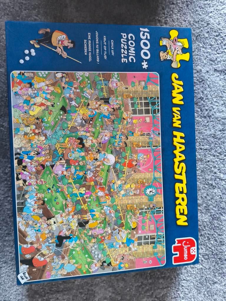Jan Van Haasteren - Krijt op Tijd!, Enlèvement ou Envoi, 500 à 1500 pièces, Utilisé, Puzzle