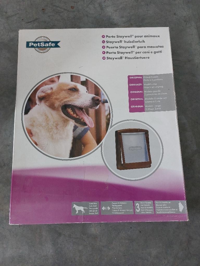 Hondenluik Petsafe Large (Bruin), Dieren en Toebehoren, Ophalen, Nieuw