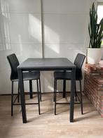 Hoge tafel + 2 krukken met rugleuning, Ophalen, Nieuw