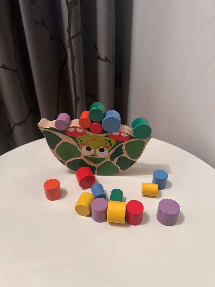 Houten Balansspel, Enfants & Bébés, Jouets | Éducatifs & Créatifs, Comme neuf, Enlèvement ou Envoi