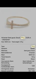 2 mooie ringen, Handtassen en Accessoires, Ringen, Ophalen of Verzenden, Nieuw, Goud, Dame of Heer