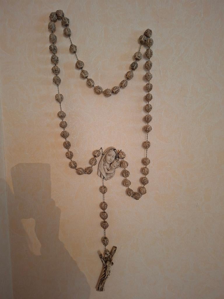 LAATSTE AFPRIJZING: zware stenen rozenkrans, Ophalen