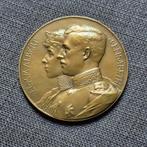 médaille Roi Albert Ier et Reine Elisabeth 1910 Devreese, Enlèvement ou Envoi, Bronze