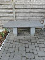Granieten tuintafel, Tuin en Terras, Ophalen, Gebruikt, Rechthoekig, Overige materialen