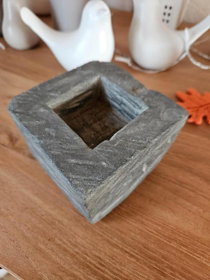 Décoration fait à partir d'un pavé bougeoir, Antiquités & Art, Curiosités & Brocante, Enlèvement ou Envoi