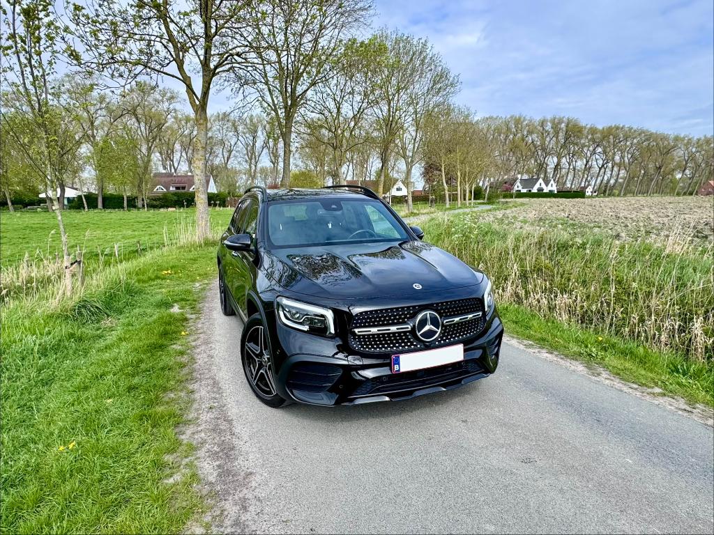 Mercedes Glb 220D (190 Pk) Amg Line, 360 camera, Multibeam!!, Auto's, 4 cilinders, Leder en Stof, Zwart, 5 deurs