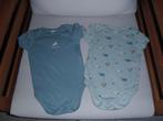 1 set van 2 rompers maat 74, Kinderen en Baby's, Babykleding | Maat 74, Ophalen of Verzenden, Zo goed als nieuw, Jongetje, Nacht- of Onderkleding