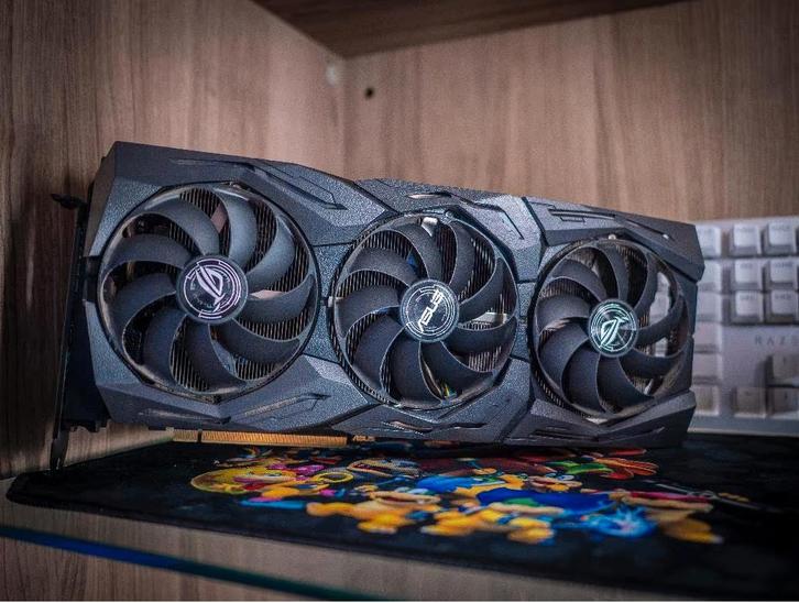 ASUS NVIDIA RTX 2080 8GB, Computers en Software, Videokaarten, Gebruikt, Nvidia, PCI-Express 4.0, GDDR6, HDMI, DisplayPort, Ophalen of Verzenden