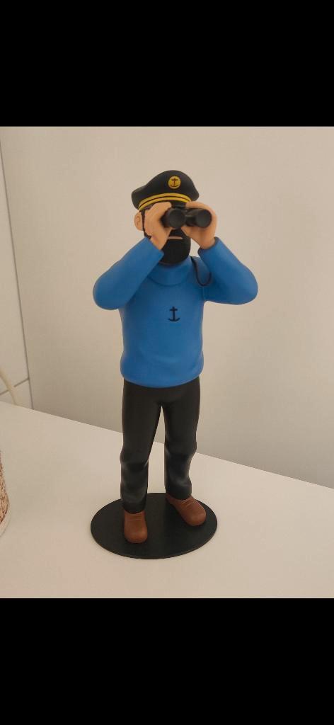 Figurine Haddock jumelles - LEBLON Delienne, Collections, Statues & Figurines, Utilisé, Enlèvement ou Envoi