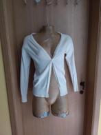 C&A damesvest met wit gespikkeld beige — Maat XS (34), Wit, Ophalen of Verzenden, Maat 34 (XS) of kleiner, Gedragen